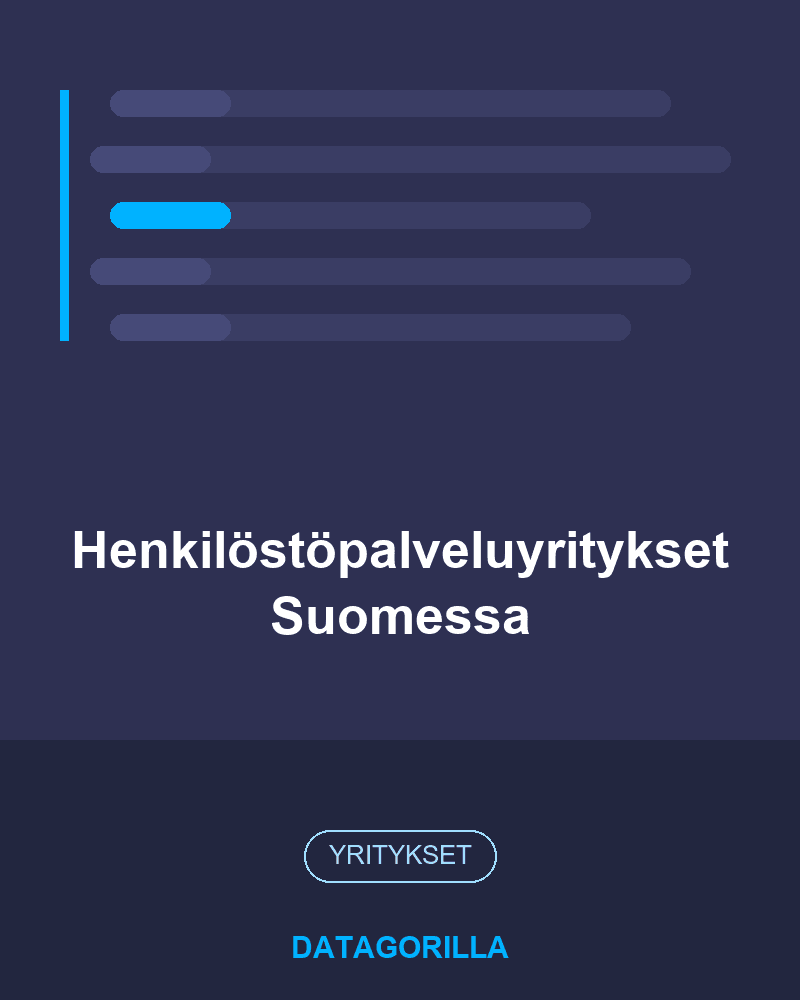 Henkilöstöpalveluyritykset Suomessa